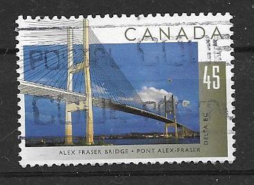 Canada 1995    Brug   1507, Verzenden, Gestempeld, Noord-Amerika