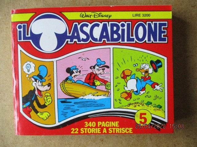 adv6393 il tascabilone 5 italiaans disney, Boeken, Eén stripboek, Ophalen, Gelezen