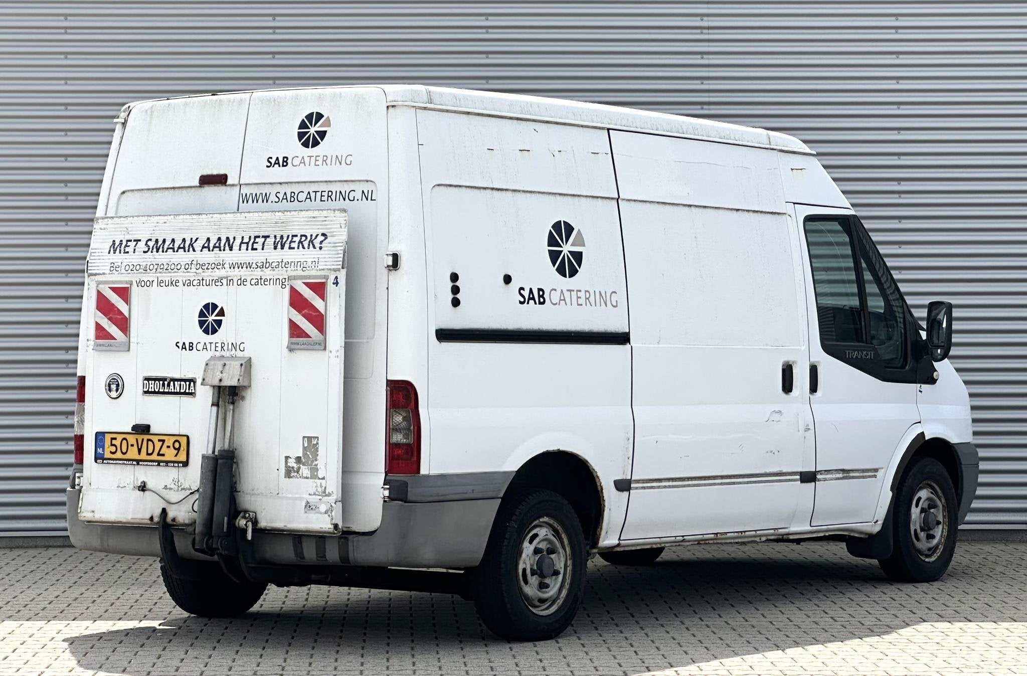Ford Transit 280M 2.2 TDCI HD Bus met Laadklep Dholandia, Auto's, Voorwielaandrijving, Stof, Gebruikt, 4 cilinders