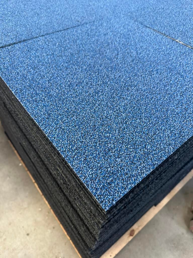Tapijttegels 50x50 cm blauw Desso, Ophalen, Q, Blauw, 75 m² of meer