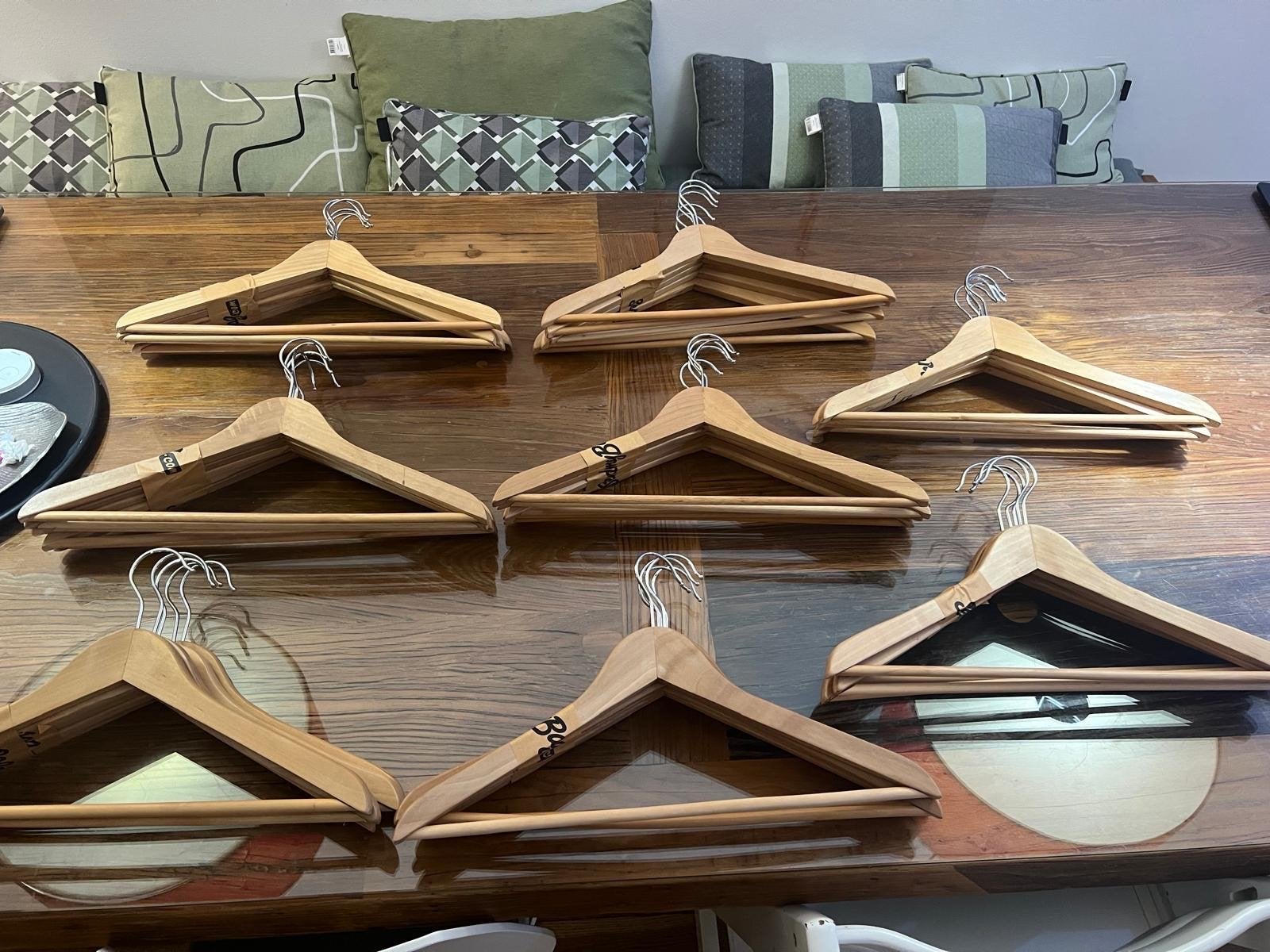 Houten kledinghangers - Set van 40, Ophalen of Verzenden, Nieuw