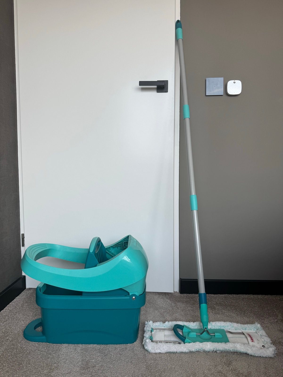 Leifheit Profi XL Vloerwisser met Wieltjes. Niet gebruikt., Ophalen, Mop of Dweil