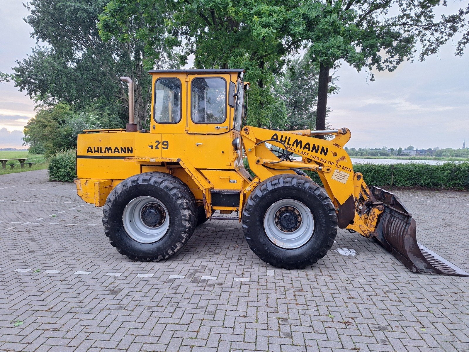 Ahlmann AZ9 shovel giant Wiellader bak en palletlepels, Ophalen of Verzenden, Wiellader of Shovel