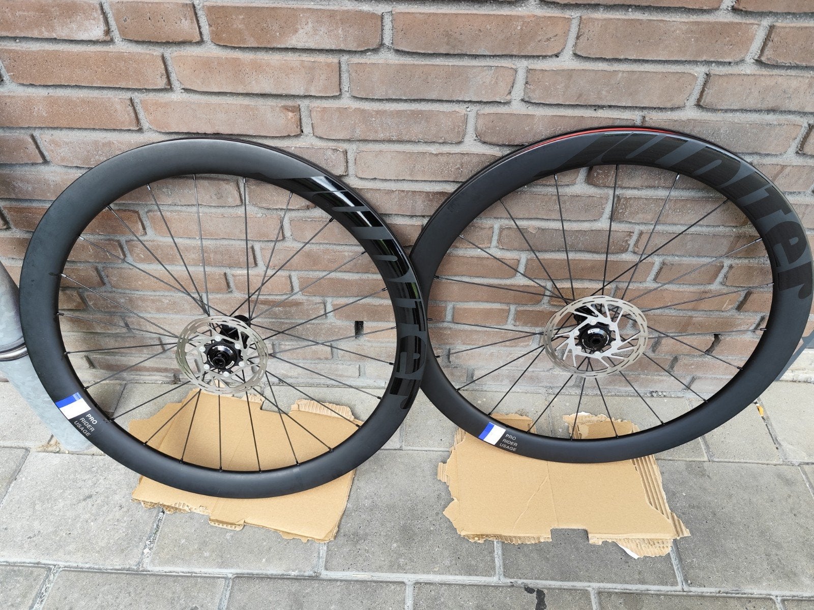Rubar Jupiter Carbon Wielset - 50mm Profiel, Schijfremmen, Wiel, Gebruikt, Ophalen of Verzenden, Carbon