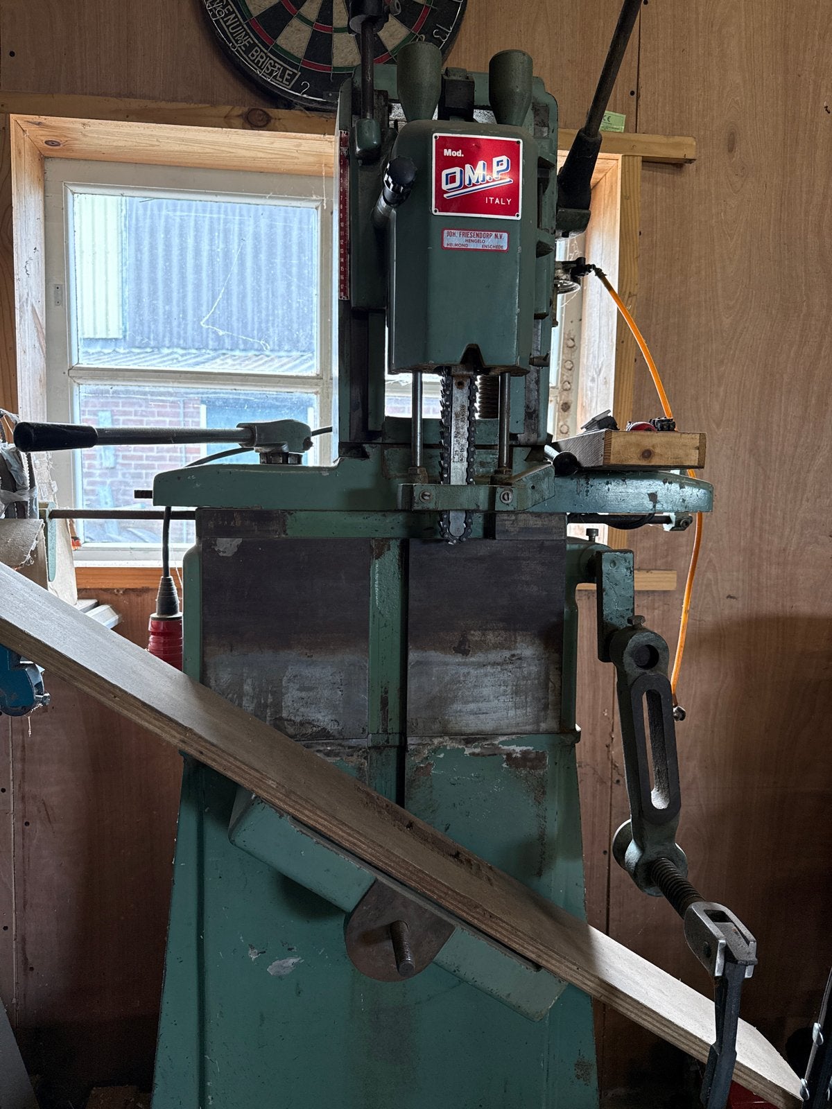 OMP Kettingfrees - Professionele Houtbewerking, Doe-het-zelf en Verbouw, Gereedschap | Freesmachines, Ophalen, Gebruikt, Elektrisch
