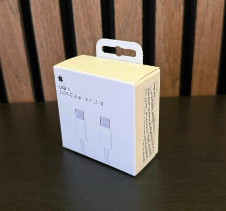 Originele Apple USB-C 240W Oplaadkabel (2 Meter), Telecommunicatie, Mobiele telefoons | Telefoon-opladers, USB-C, Nieuw, Universeel