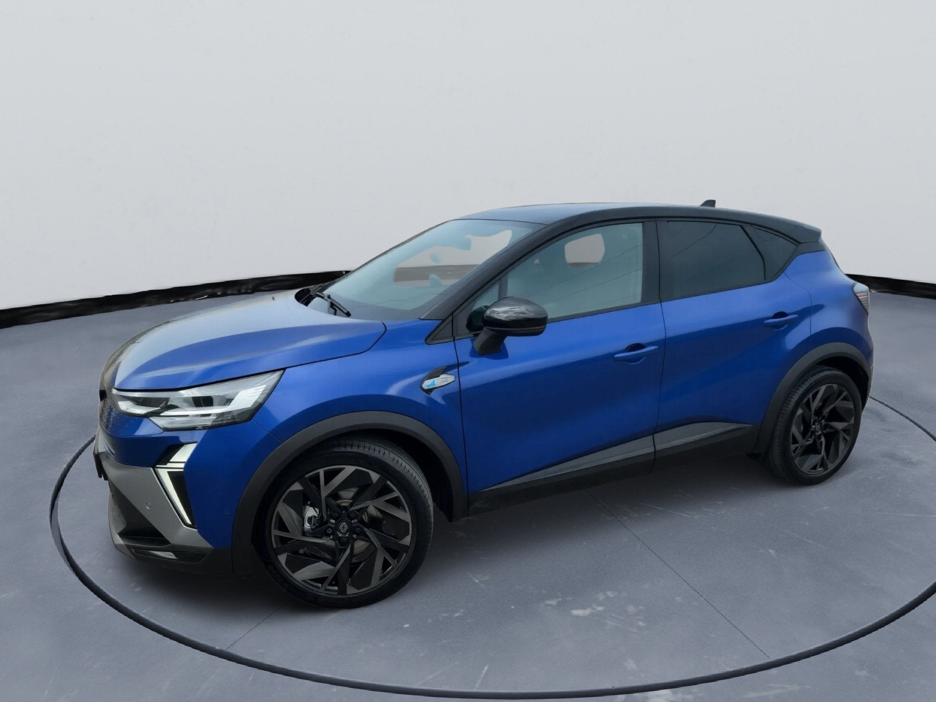 Renault Captur 1.6 E-Tech full hybrid 145 esprit Alpine 19", Auto's, 1345 kg, Stof, Gebruikt, Zwart