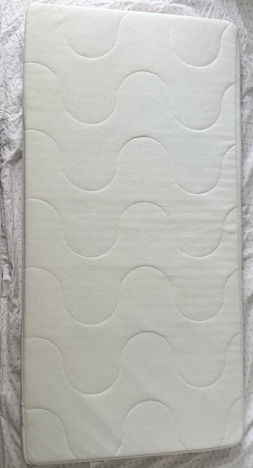 Ikea Foammatras babybed, 60x120x8 cm, Ophalen, Zo goed als nieuw, Eenpersoons
