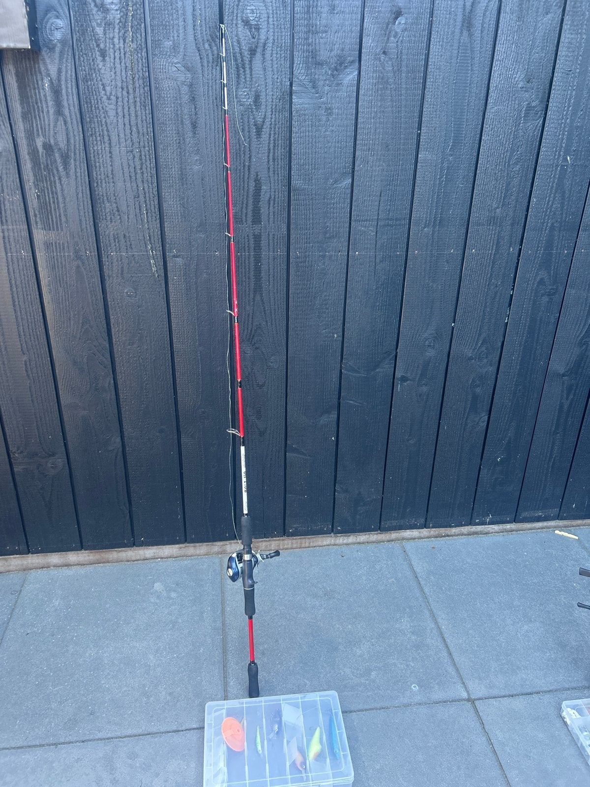 Complete vishengel set: Bolt 150 Spinning met kunstaas, Ophalen of Verzenden, Gebruikt, Complete hengel