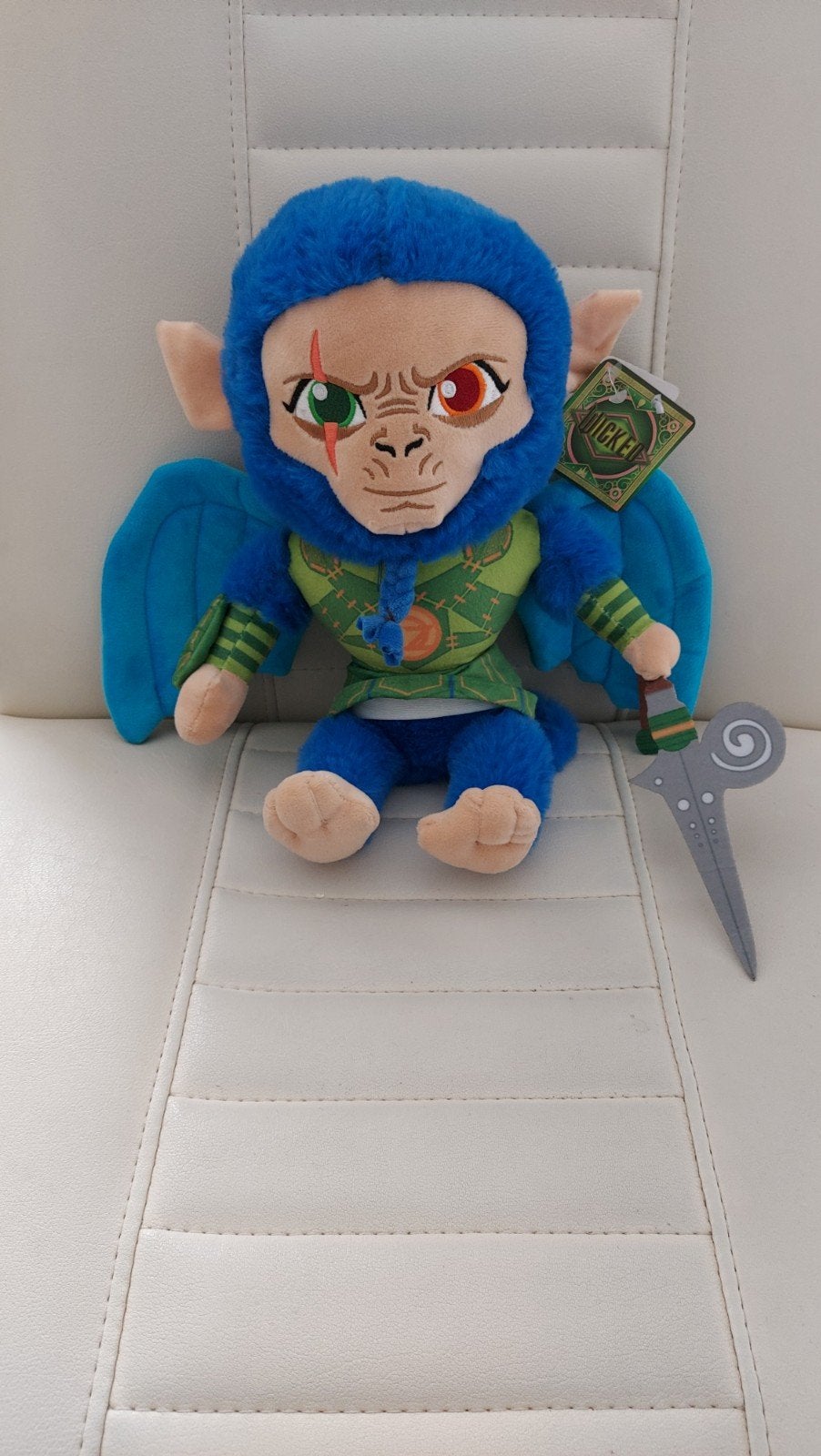 Wicked Vliegende Aap Knuffel met Zwaard - Nieuw, Overige merken, Overige karakters, Overige typen, Blauw