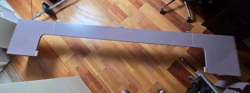 Auping Auronde achterwand/hoofdeinde met tafeltjes 180cm, Ophalen, Tweepersoons, Hout, 180 cm