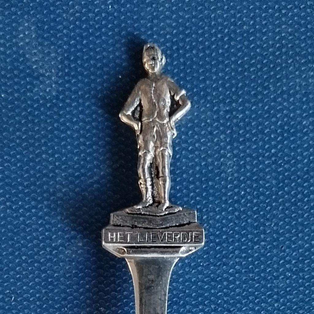 verzilverd lepeltje Het Lieverdje, Amsterdam (HH90), Ophalen of Verzenden
