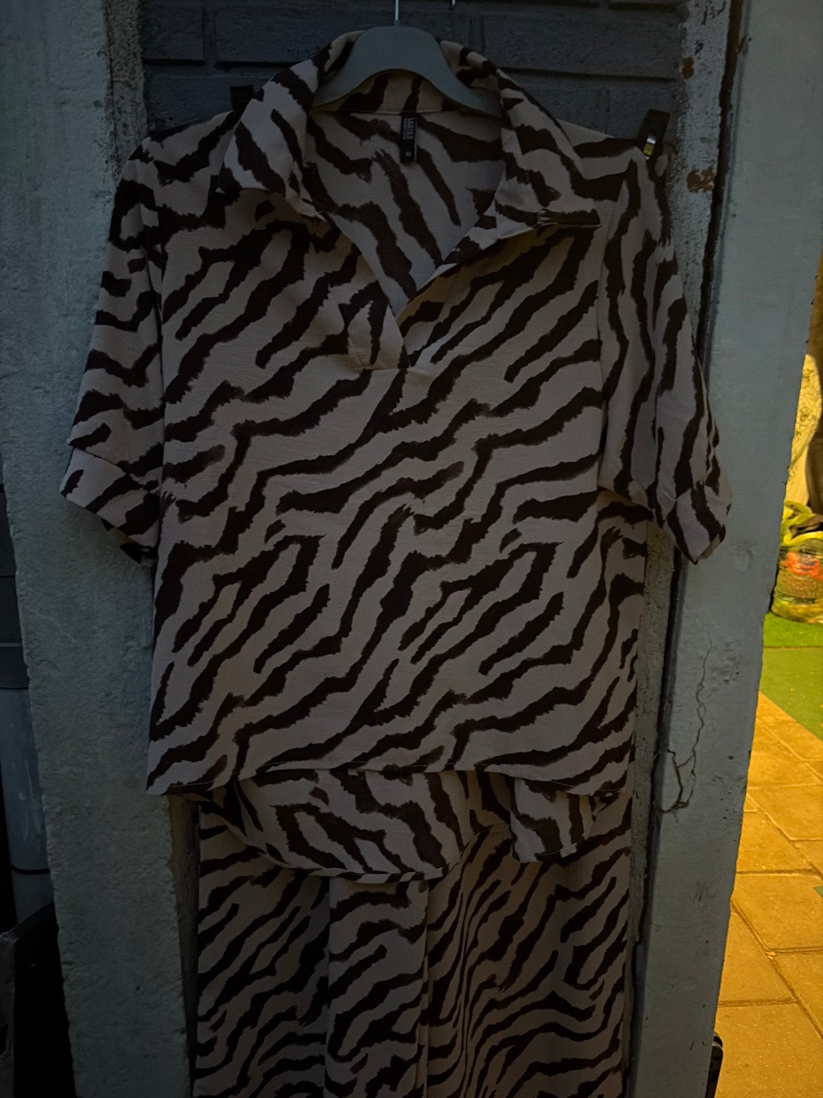 Leuk pak mt L Wibra - Zebraprint set, Overige typen, Meerkleurig, Maat 42/44 (L), Ophalen of Verzenden
