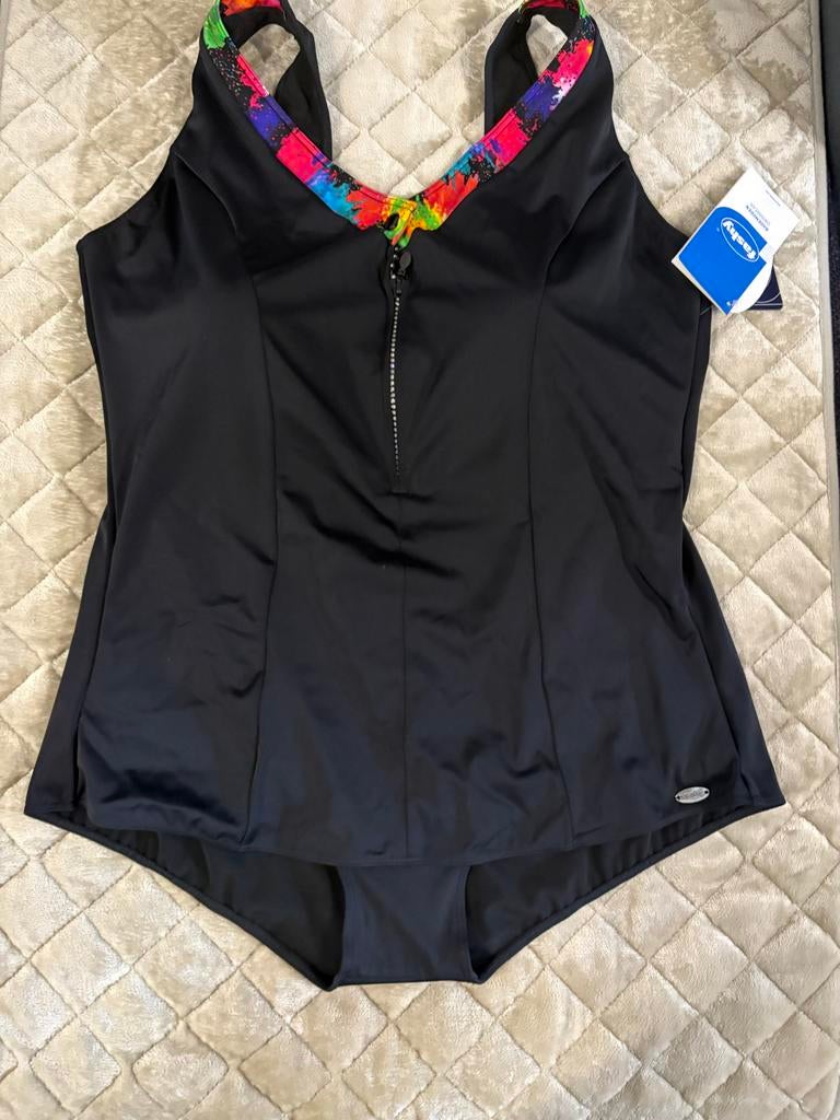 Fasthy badpak  maat 54 C, Kleding | Dames, Badmode en Zwemkleding, Ophalen of Verzenden, Nieuw, Zwart, Badpak
