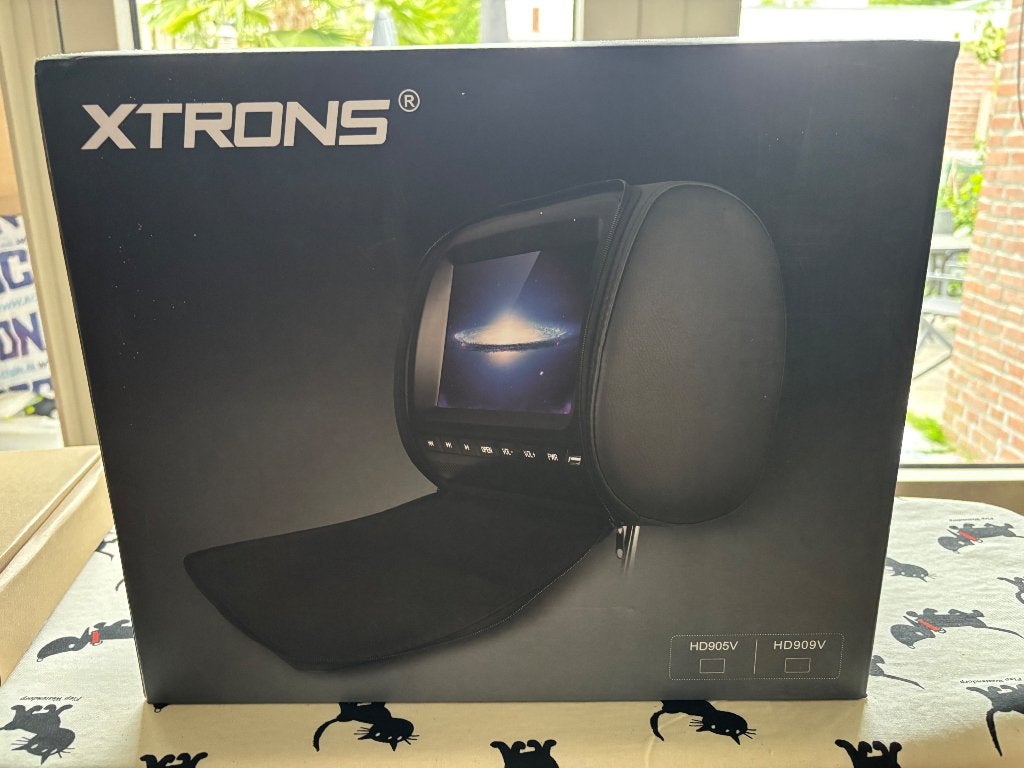 Xtrons hoofdsteunen met beeldscherm, Auto diversen, Ophalen of Verzenden, Zo goed als nieuw