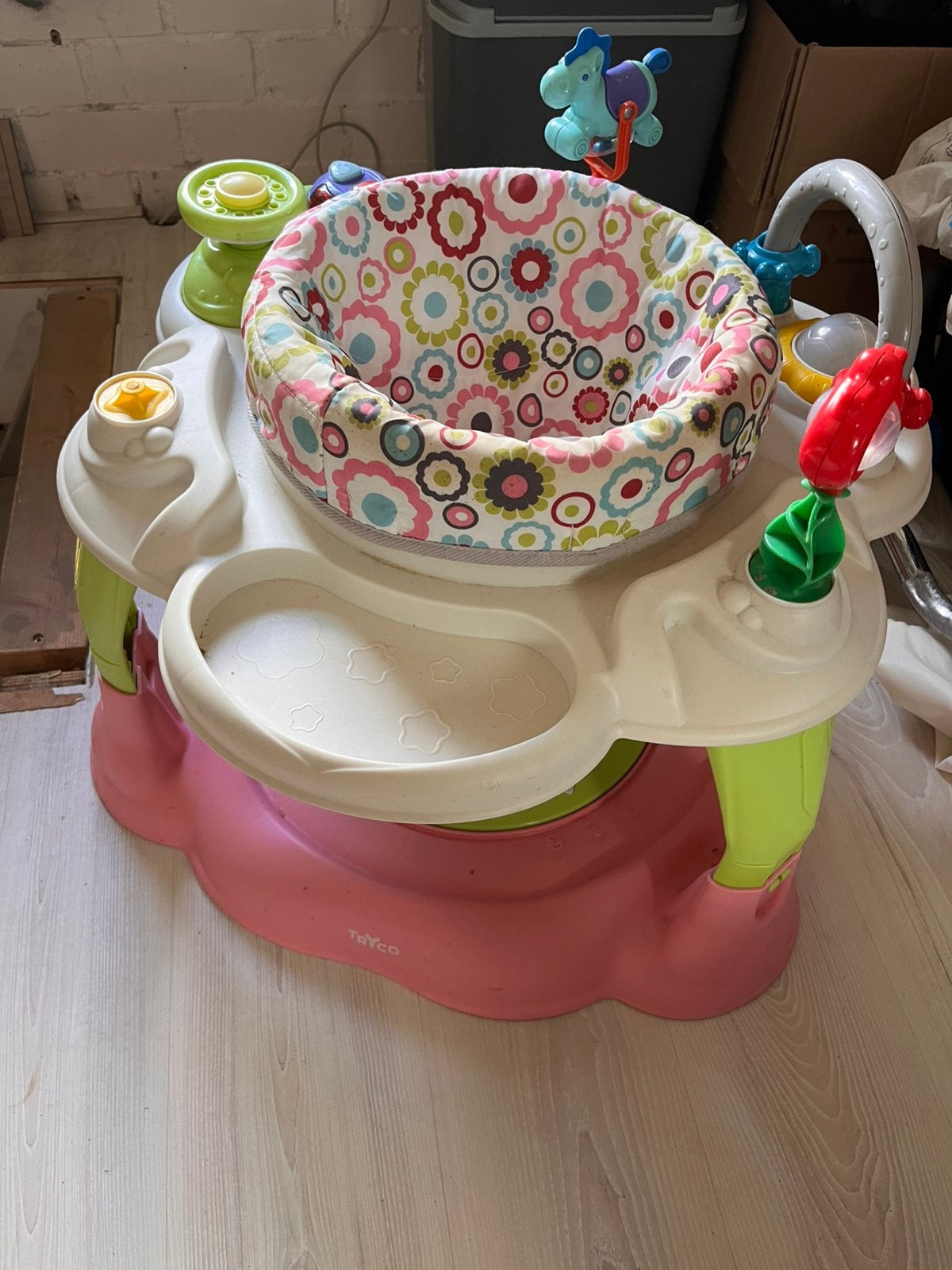 Baby activity center roze groen, Ophalen of Verzenden, Gebruikt, Overige typen