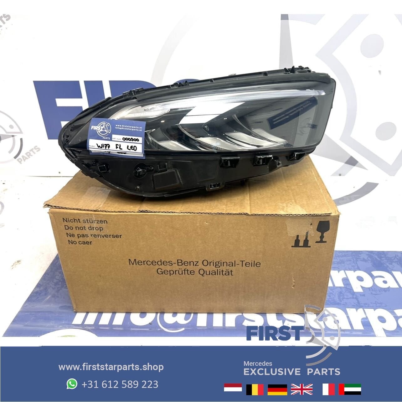 A1779065204 W177 FACELIFT A35 A45 AMG HALF LED KOPLAMP RECHT, Auto-onderdelen, Gebruikt, -, Ophalen of Verzenden, -
