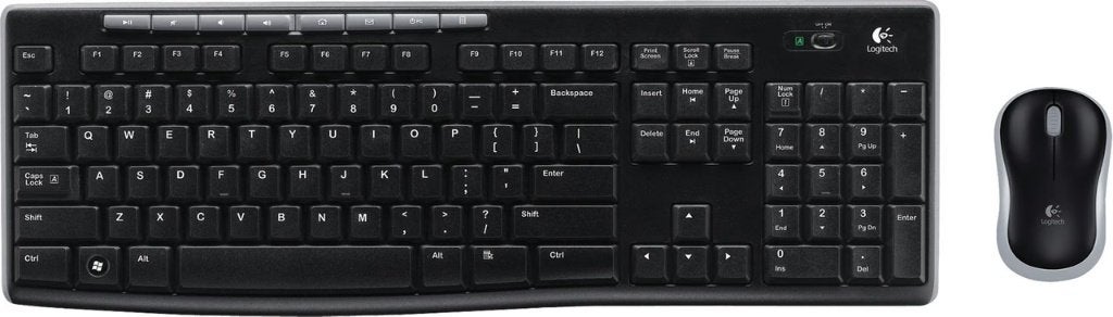 Logitech MK270 Wireless Keyboard and Mouse Combo, Qwerty US, Computers en Software, Toetsenborden, Logitech, Ophalen of Verzenden