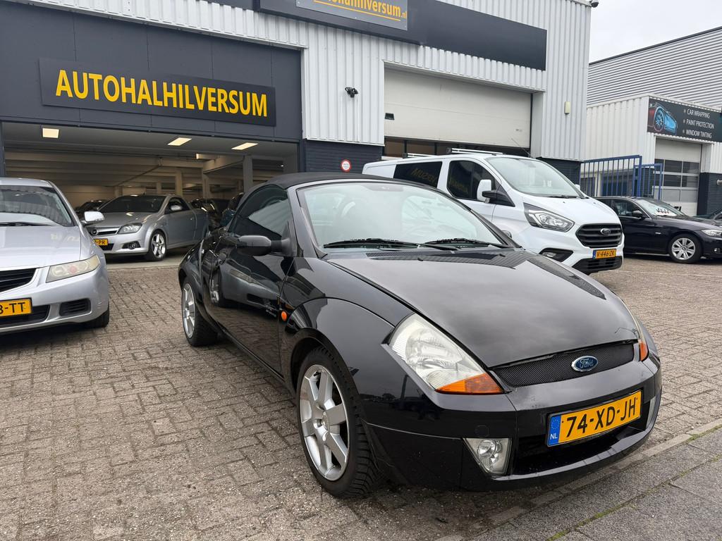 Ford Streetka 1.6 First Edition, Stoelverwarming, 1599 cc, Zwart, Leder
