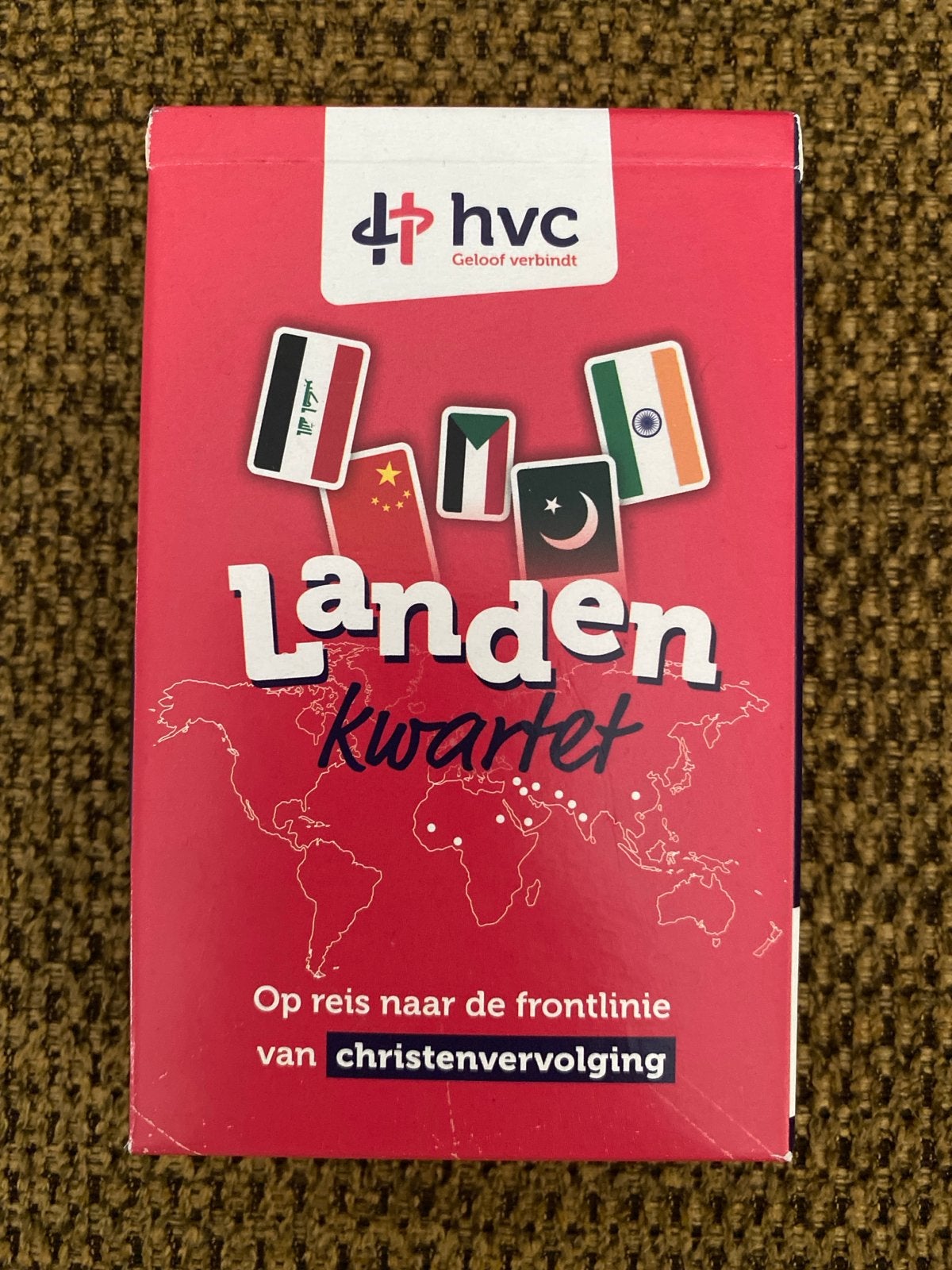 Landen Kwartet HVC - Op reis naar de frontlinie Nieuw!!, Verzamelen, Speelkaarten, Jokers en Kwartetten, Ophalen of Verzenden