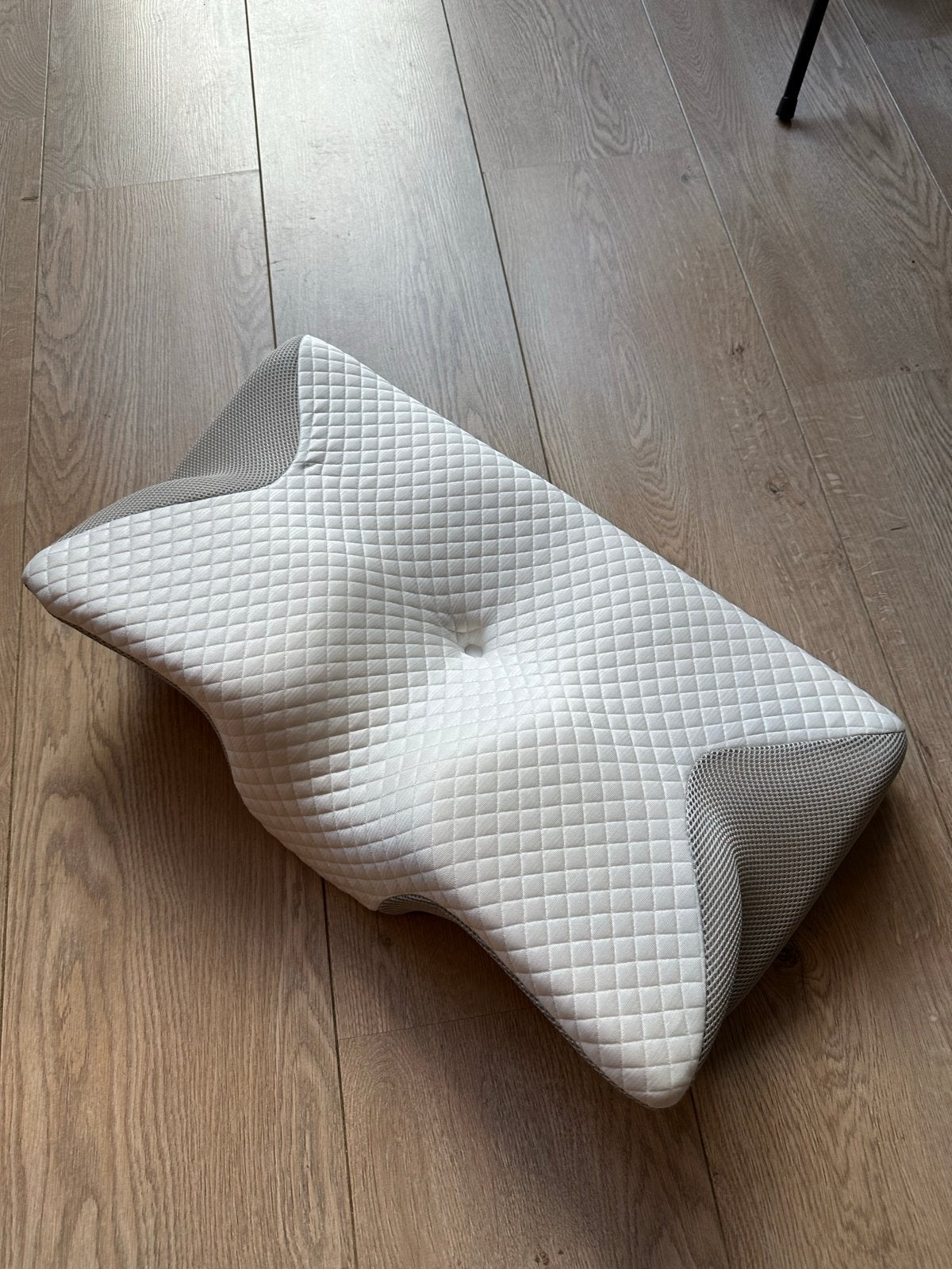 Ergonomisch Kussen - Optimale Nek- en Hoofdsteun, Schuim, Eenpersoons, Wit, Ademend
