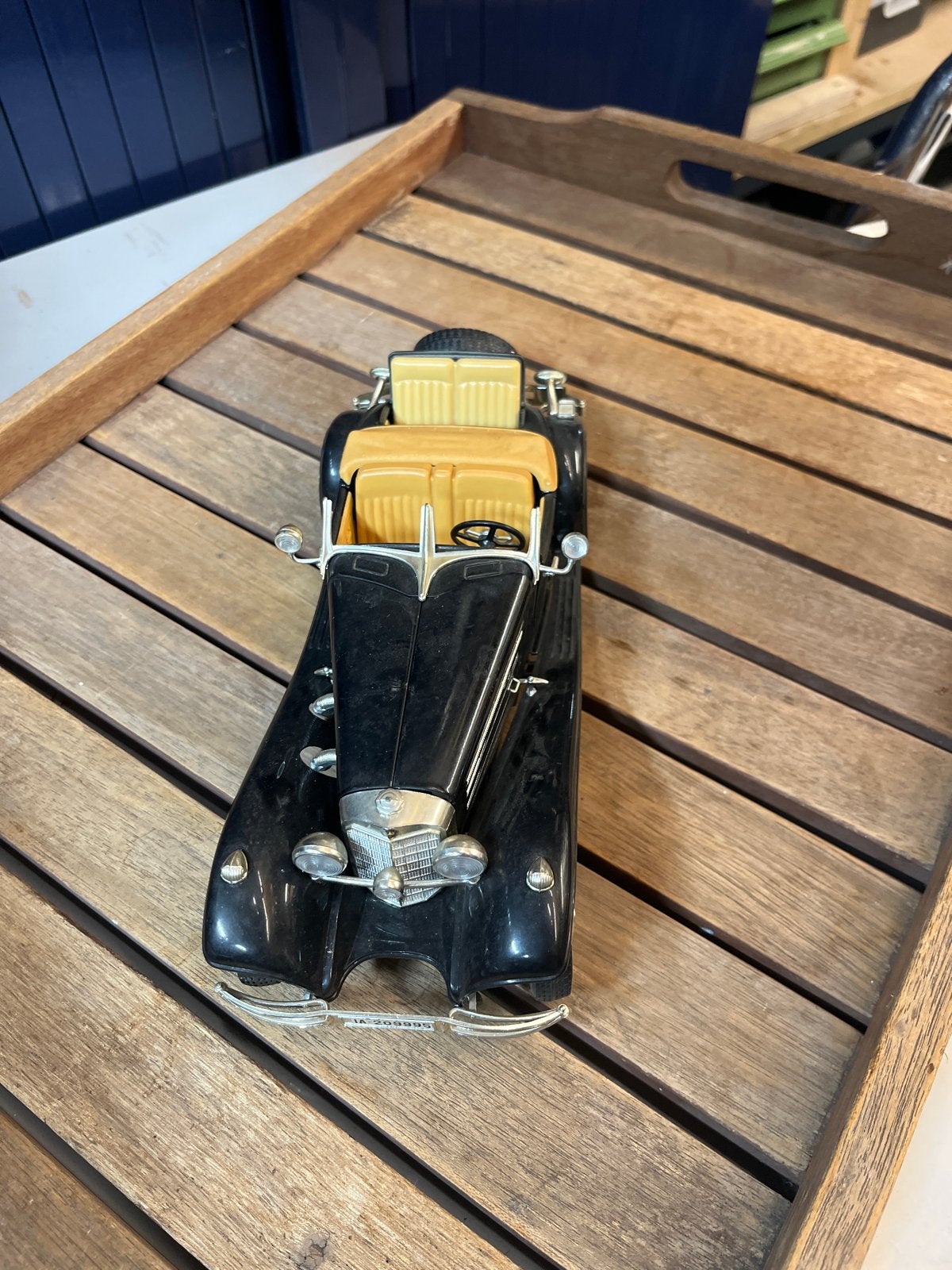 Mercedes Benz 500K Roadster schaalmodel, Hobby en Vrije tijd, Ophalen of Verzenden, Zo goed als nieuw, Auto