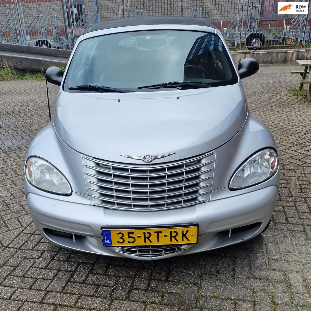 Chrysler PT Cruiser Cabrio 2.4i Limited, Auto's, Chrysler, 450 kg, Gebruikt, Zwart, Cabriolet