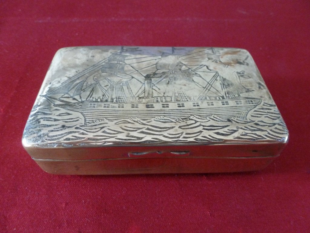 tabaksdoos, Antiek en Kunst, Verzenden, Koper