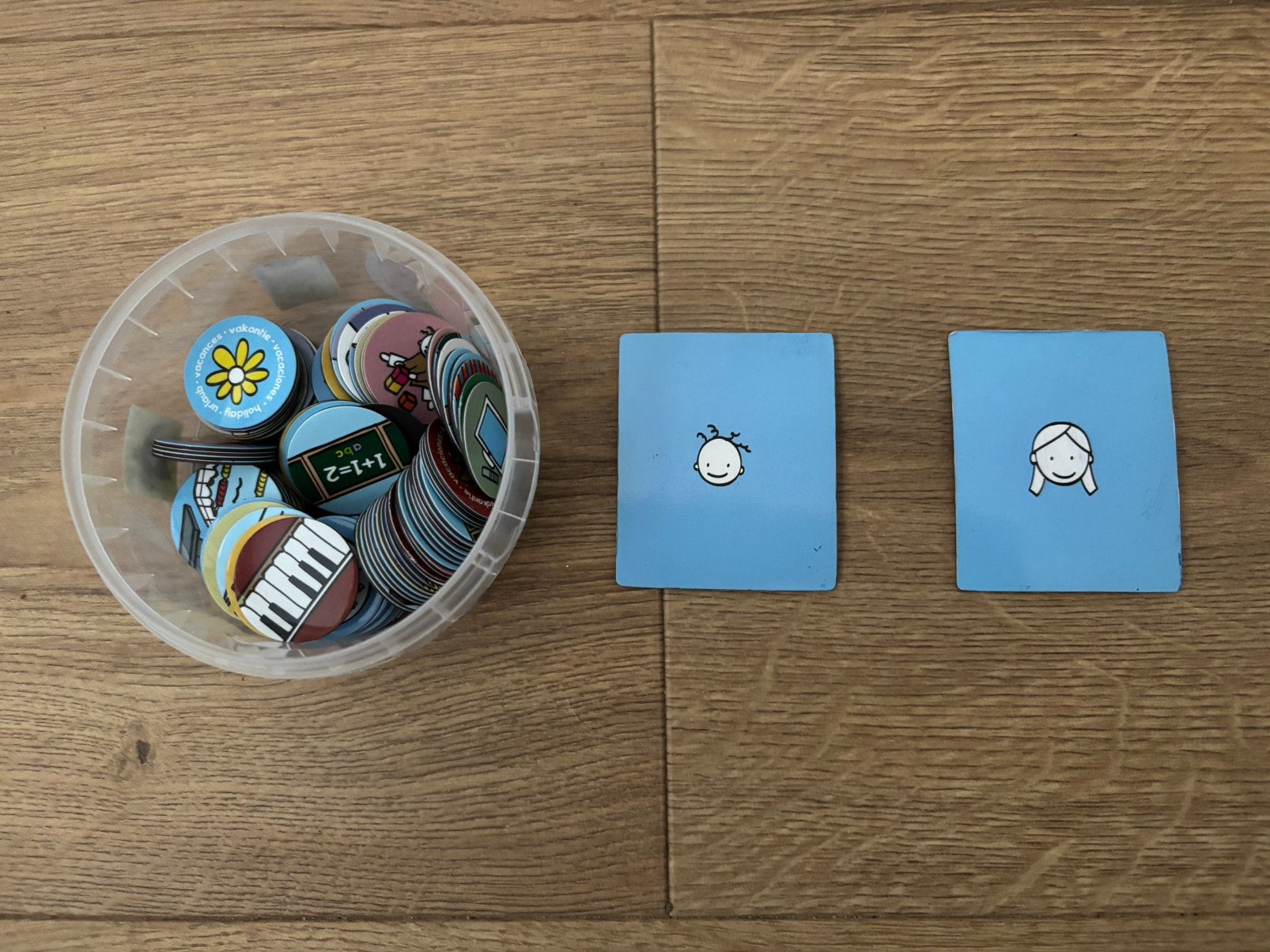 BizzyBoard planbord compleet met magneetplaatjes, Ophalen, Zo goed als nieuw