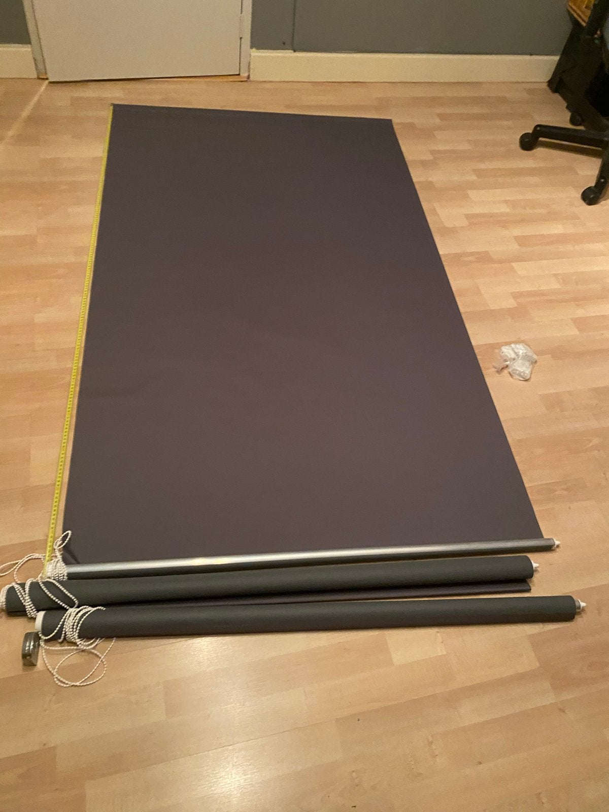 Verduisterend rolgordijn antraciet grijs 110x180 cm, Huis en Inrichting, Stoffering | Gordijnen en Lamellen, Ophalen, Grijs, Rolgordijn