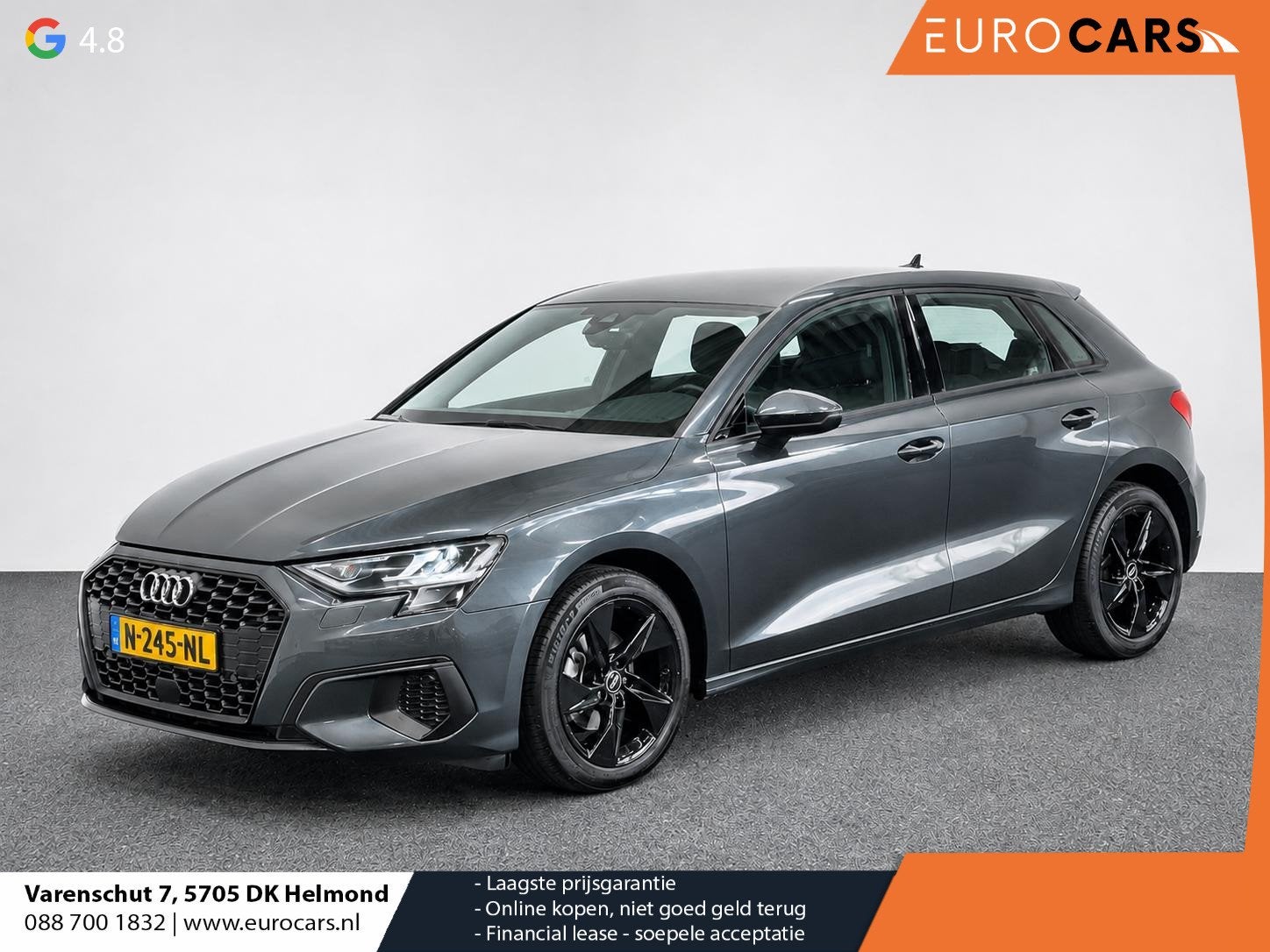 Audi A3 Sportback 30 TFSI Pro Line Airco ECC Carplay Navi PD, Auto's, Audi, Stof, Gebruikt, 122 pk, Origineel Nederlands