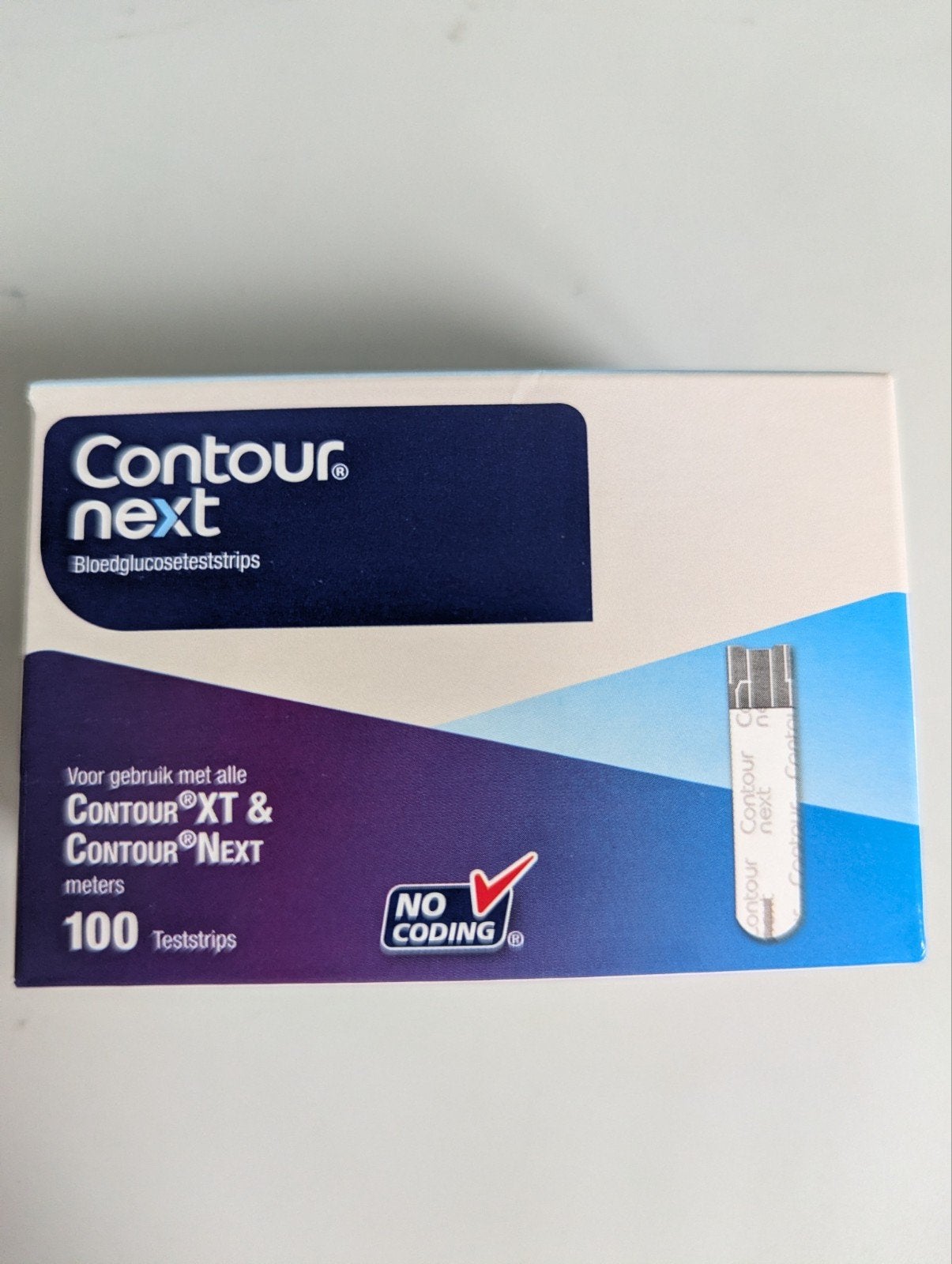 Contour Next Bloedglucoseteststrips - 100 stuks, Diversen, Verzenden, Nieuw