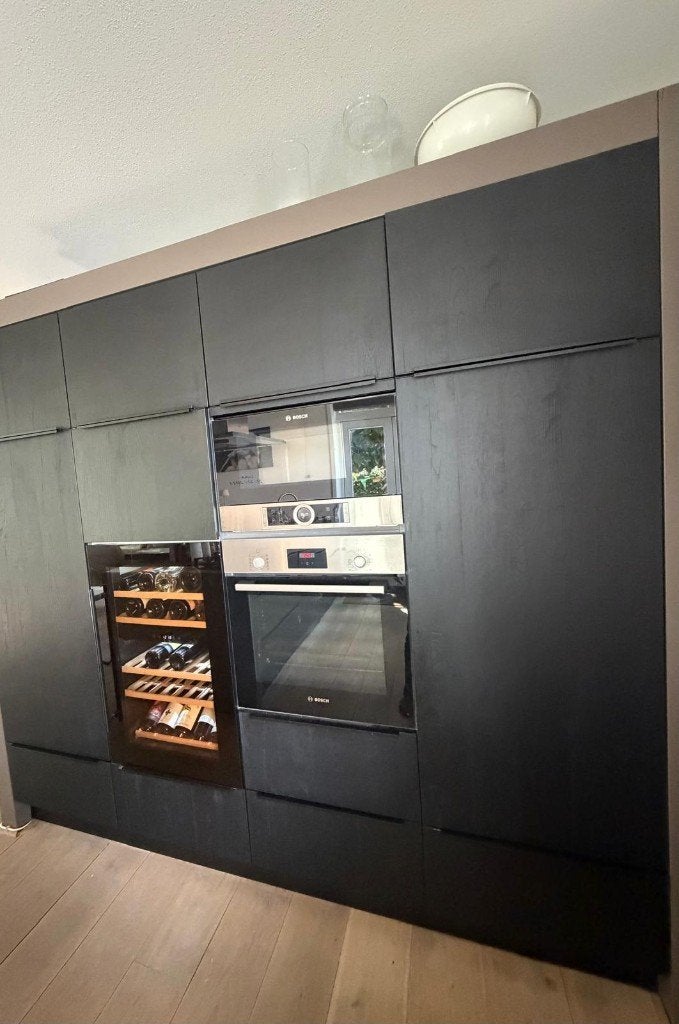 LUXE MODERNE HOUTNERF EILANDKEUKEN + QUOOKER GEDEMONTEERD, Wit, Overige typen, Ophalen of Verzenden, Zo goed als nieuw