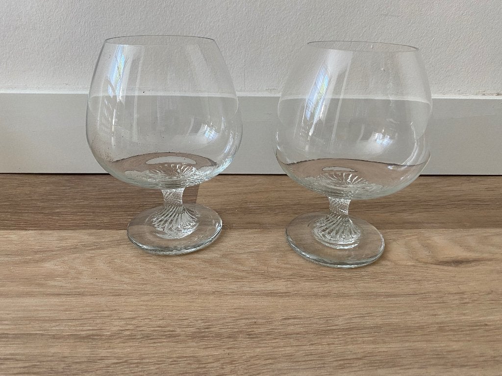 Cognac glazen, Ophalen of Verzenden, Gebruikt, Overige typen