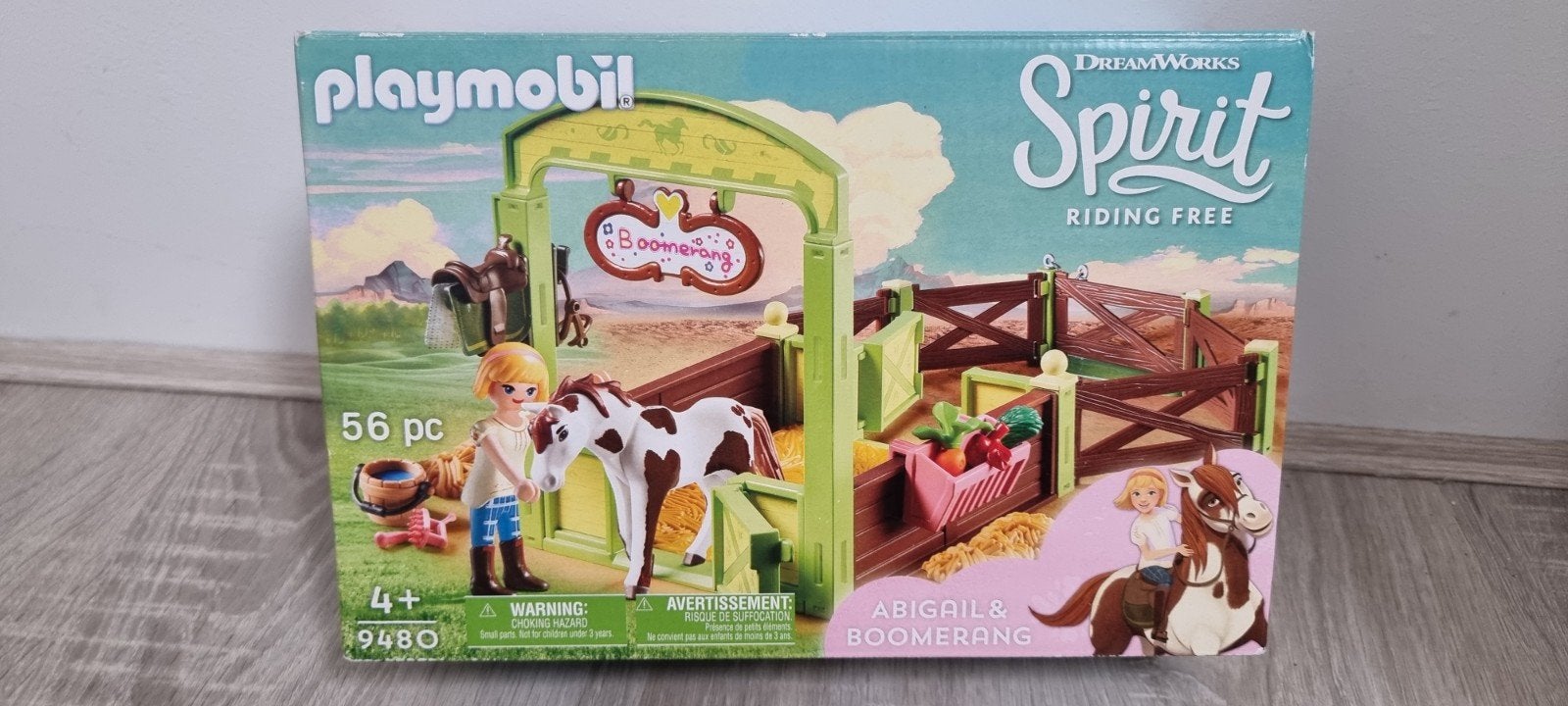 Playmobil Spirit Riding Free Abigail & Boomerang 9480, Ophalen of Verzenden, Zo goed als nieuw, Jongen of Meisje