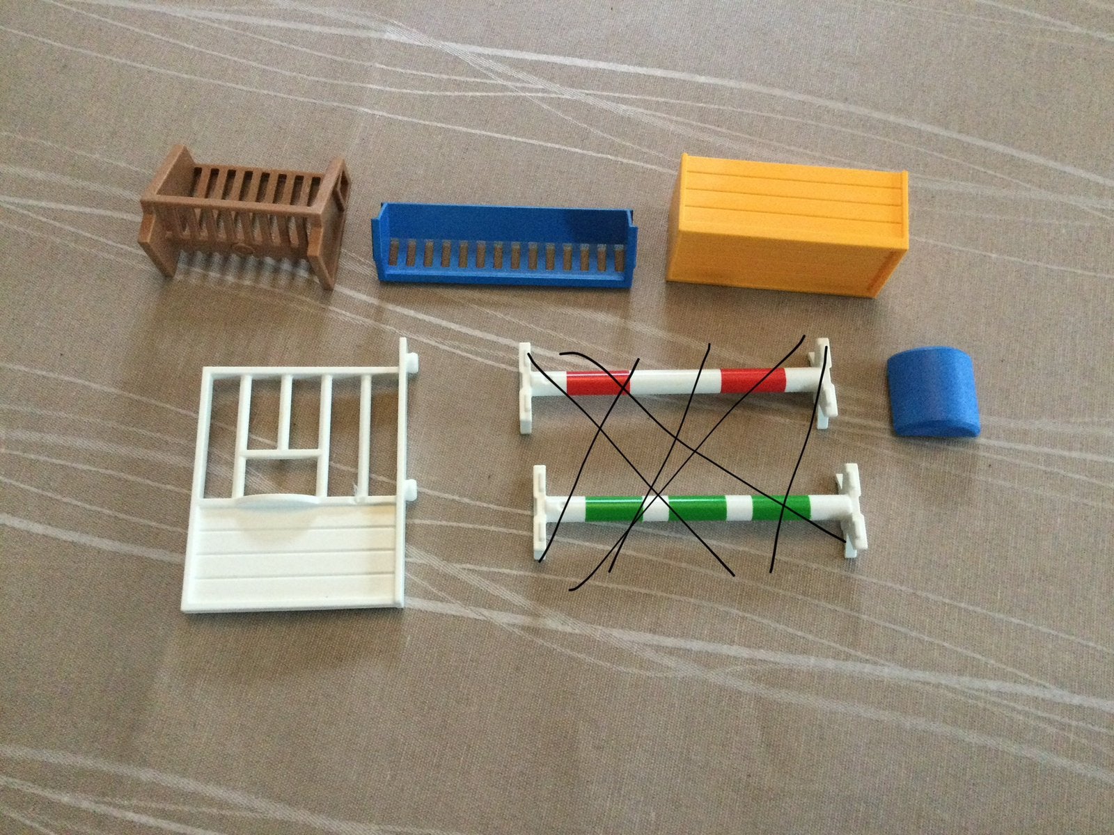 Playmobil onderdelen manege, Ophalen of Verzenden, Zo goed als nieuw