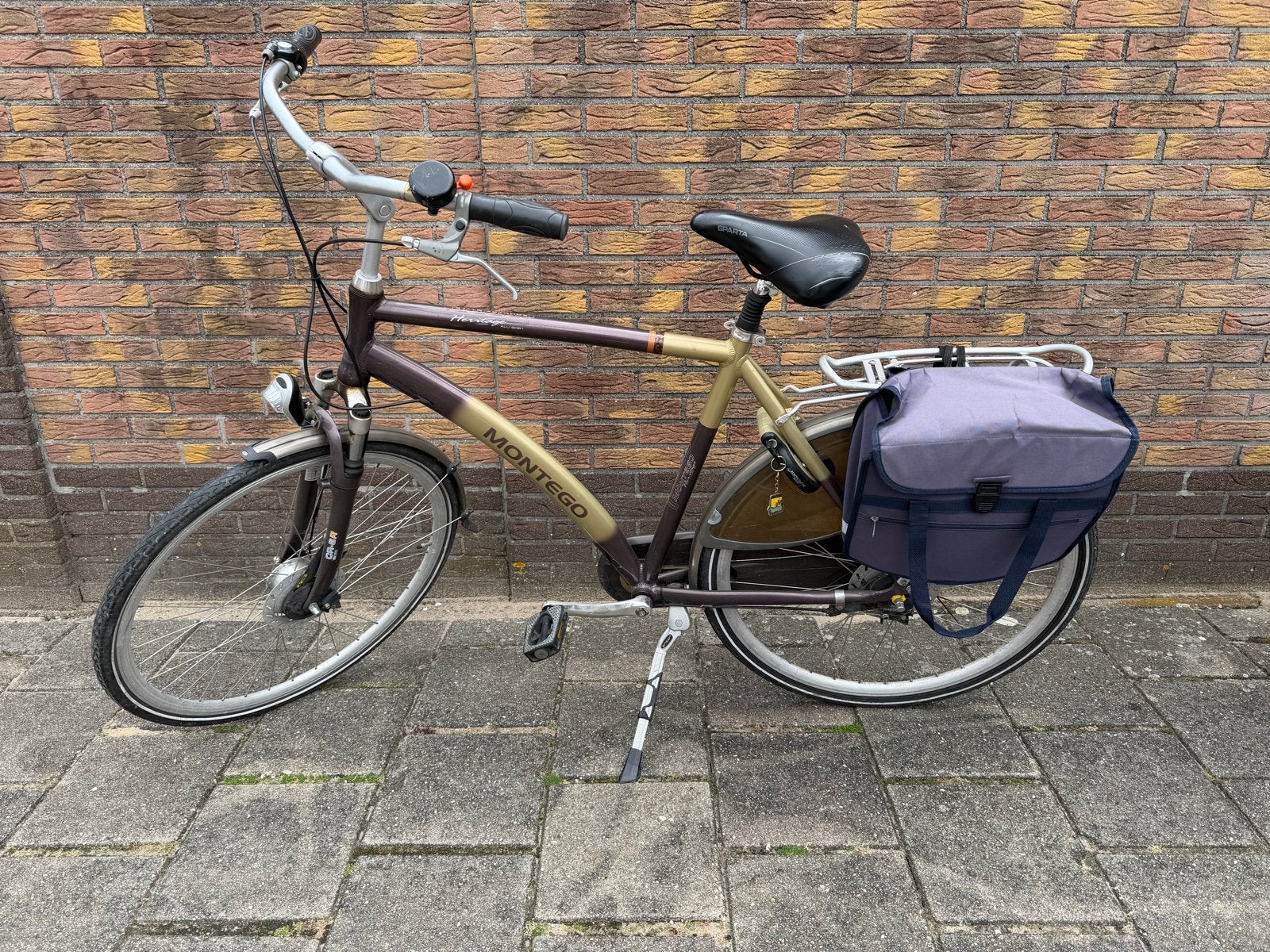 Montego herenfiets 57 inch met versnellingen, Overige merken, Gebruikt, Velgrem, Versnellingen