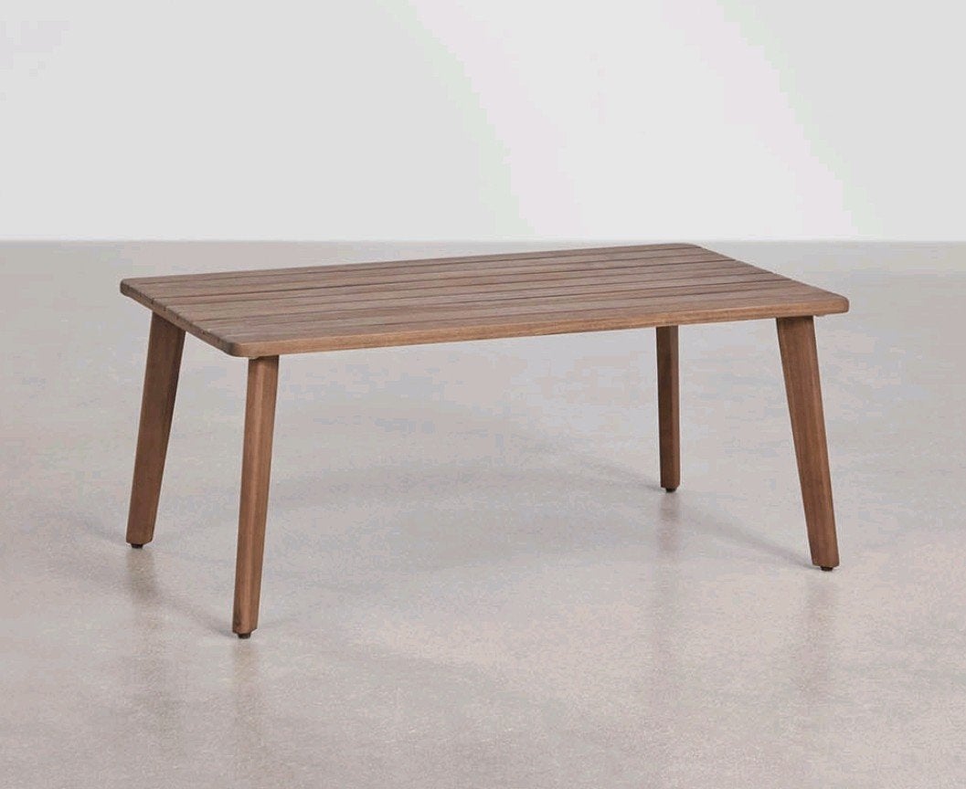 salontafel tuin acacia hout Sklum, Ophalen of Verzenden, Nieuw, Hout, 2 zitplaatsen
