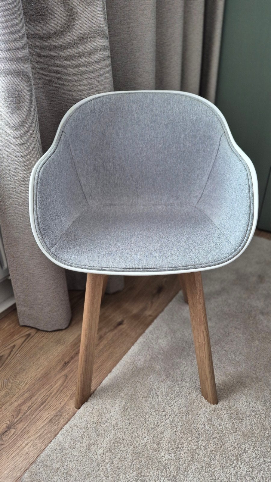 2 kuipstoelen (prijs is per stuk), Huis en Inrichting, Ophalen, Zo goed als nieuw, Wit, Eén