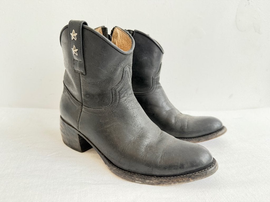 Sendra 39 korte laars, Kleding | Dames, Ophalen of Verzenden, Zo goed als nieuw, Zwart