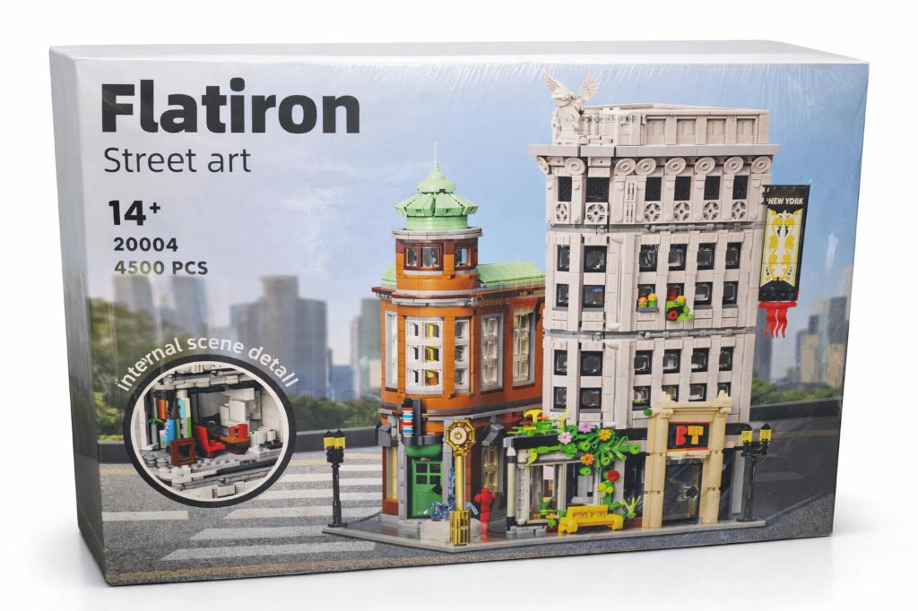 🔥 Groot Flatiron Hoekpand–4500 pcs–Nieuw– Bouwpakket, Ophalen of Verzenden, Nieuw