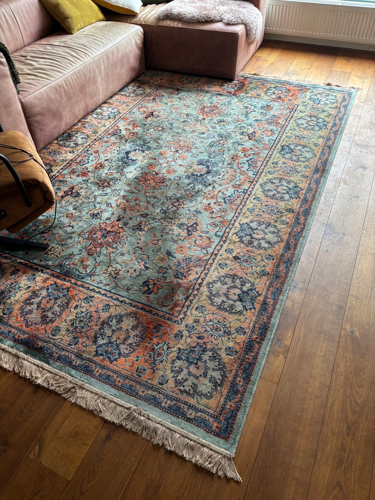 Dutch Bone Vloerkleed BID 300x200 - Oud Groen, 200 cm of meer, Ophalen of Verzenden, Zo goed als nieuw, 200 cm of meer