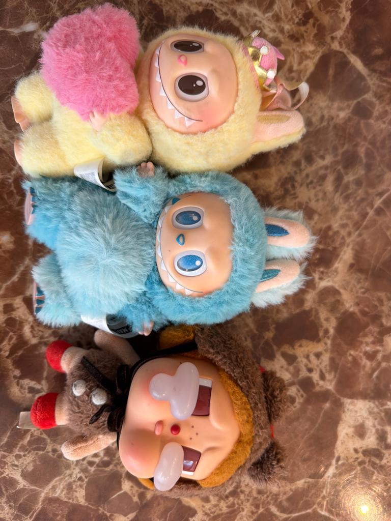 Labubu Pop Mart The Monsters & Crybaby knuffels (3 stuks), Kinderen en Baby's, Speelgoed | Knuffels en Pluche, Ophalen, Overige merken