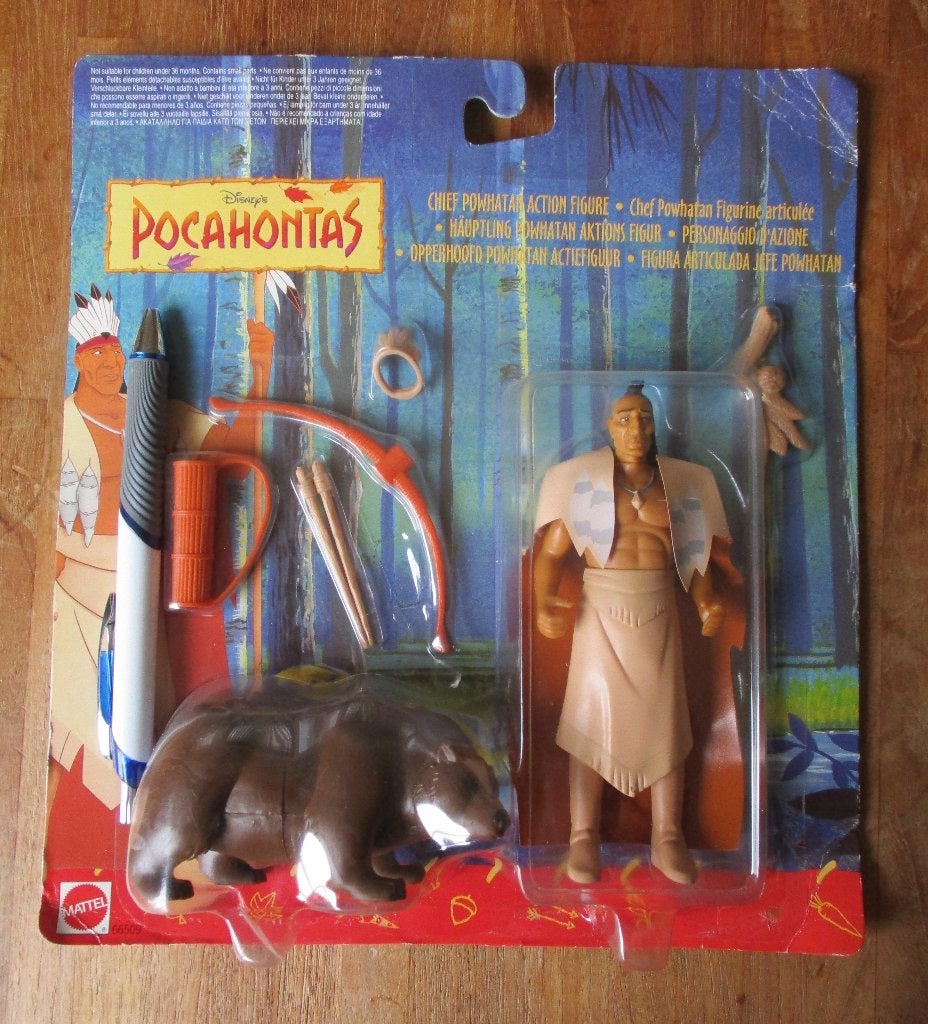 Pocahontas Chief Powhattan actiefiguur Disney Indiaan, Ophalen of Verzenden