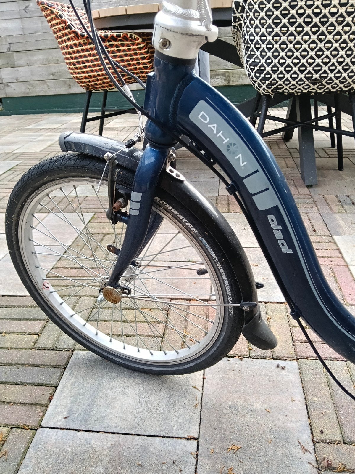 Dahon Ciou Opvouwbare Fiets - Compact en Handig, Fietsen en Brommers, Ophalen, 20 inch of meer, Gebruikt, Versnellingen