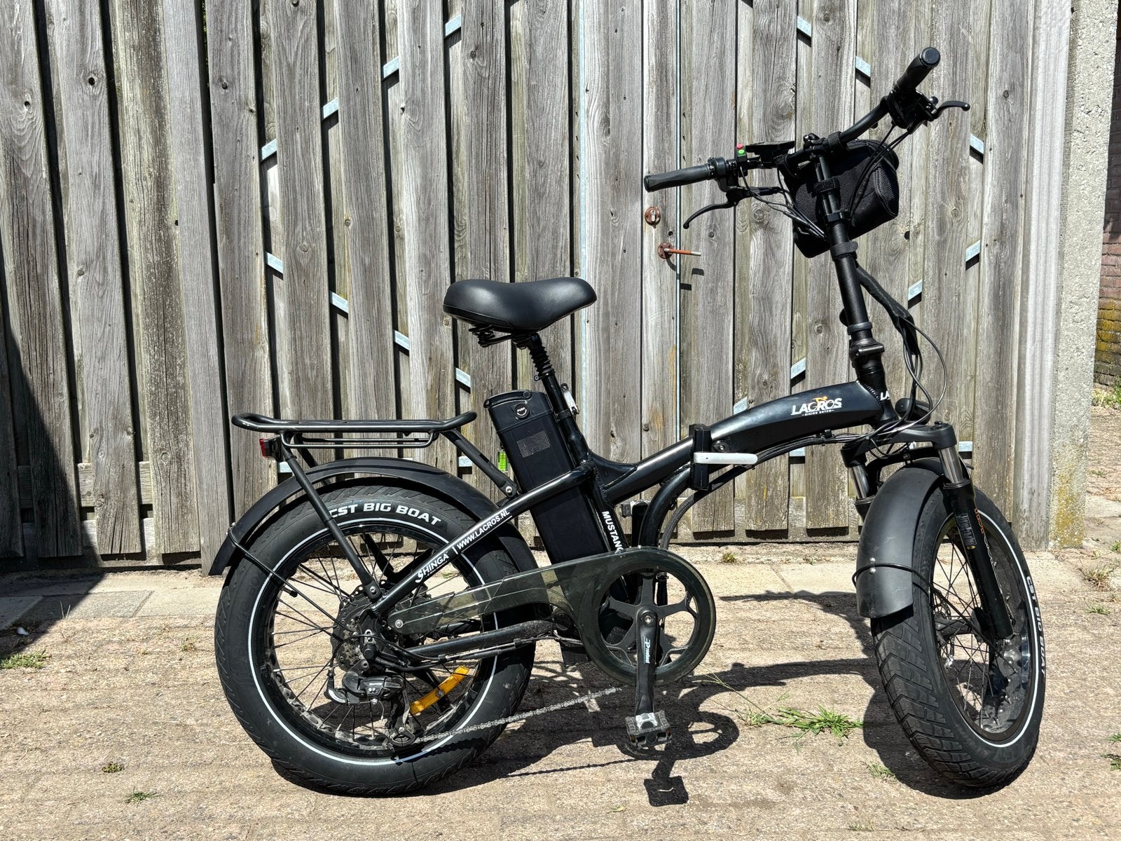 Lacros Mustang S4 vouwfiets met dikke wielen als nieuw, Fietsen en Brommers, Elektrische fietsen, Zo goed als nieuw, Minder dan 47 cm