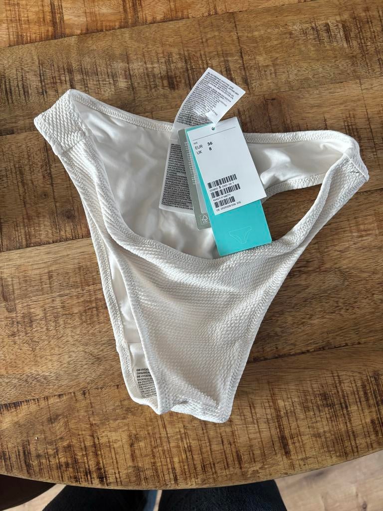 Nieuw bikini broekje met kaartje, Ophalen, Nieuw, Wit, Bikini