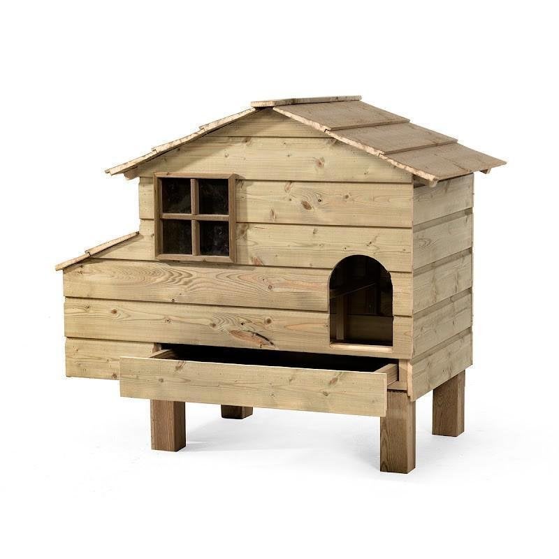 Kippenhok bouwpakket met legnest Henri, Dieren en Toebehoren, Ophalen of Verzenden, Nieuw, Hout, Overige typen