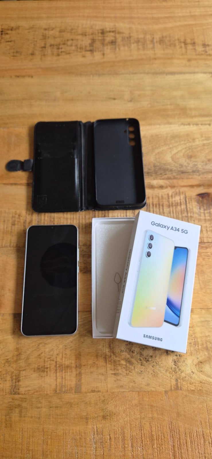 Samsung Galaxy A34 5G 6GB/128GB Zilver – Simlockvrij – Incl., Telecommunicatie, Mobiele telefoons | Samsung, 128 GB, Ophalen of Verzenden