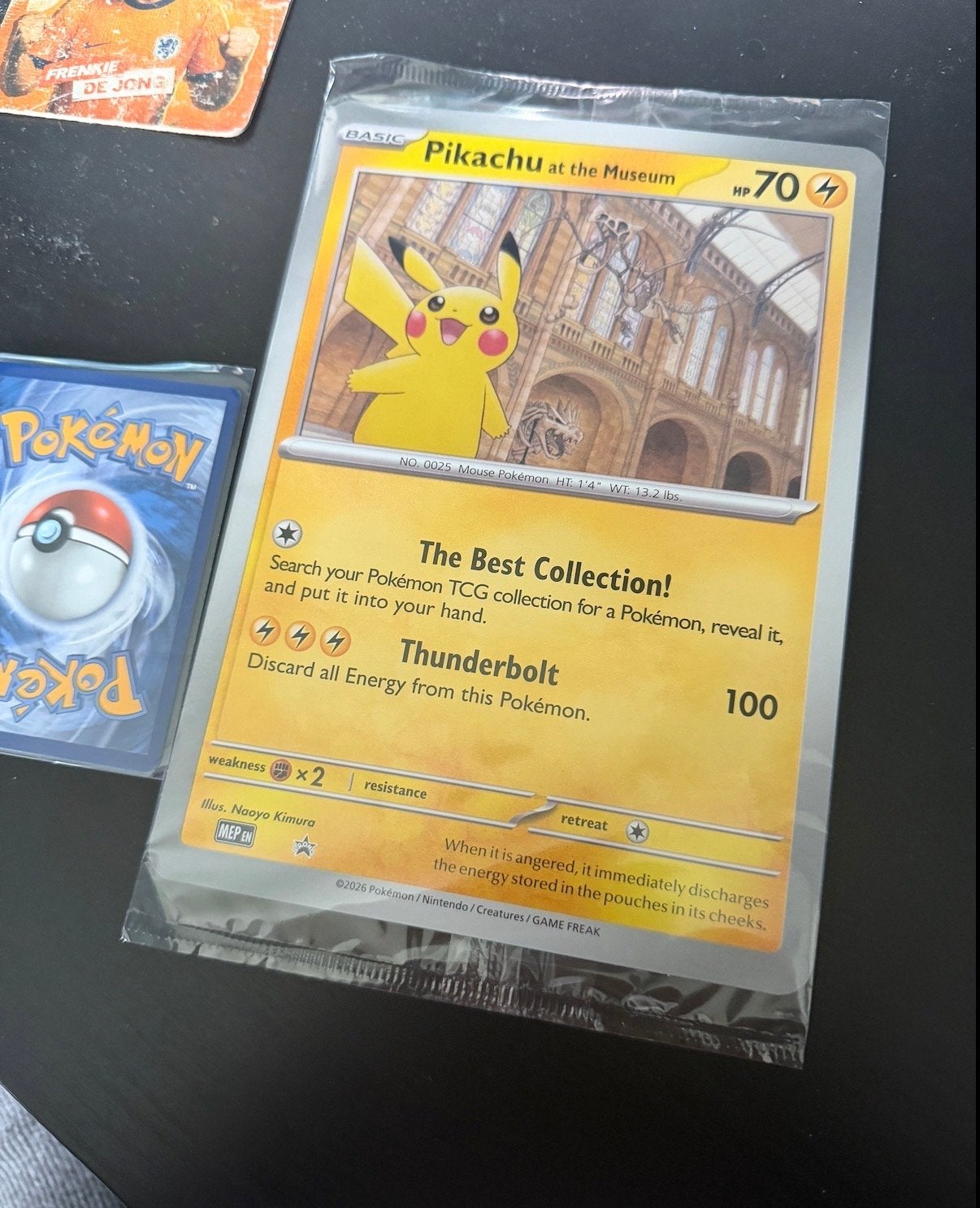 Sealed Pikachu at the Museum Promo Londen Jumbo, Ophalen of Verzenden, Nieuw, Losse kaart